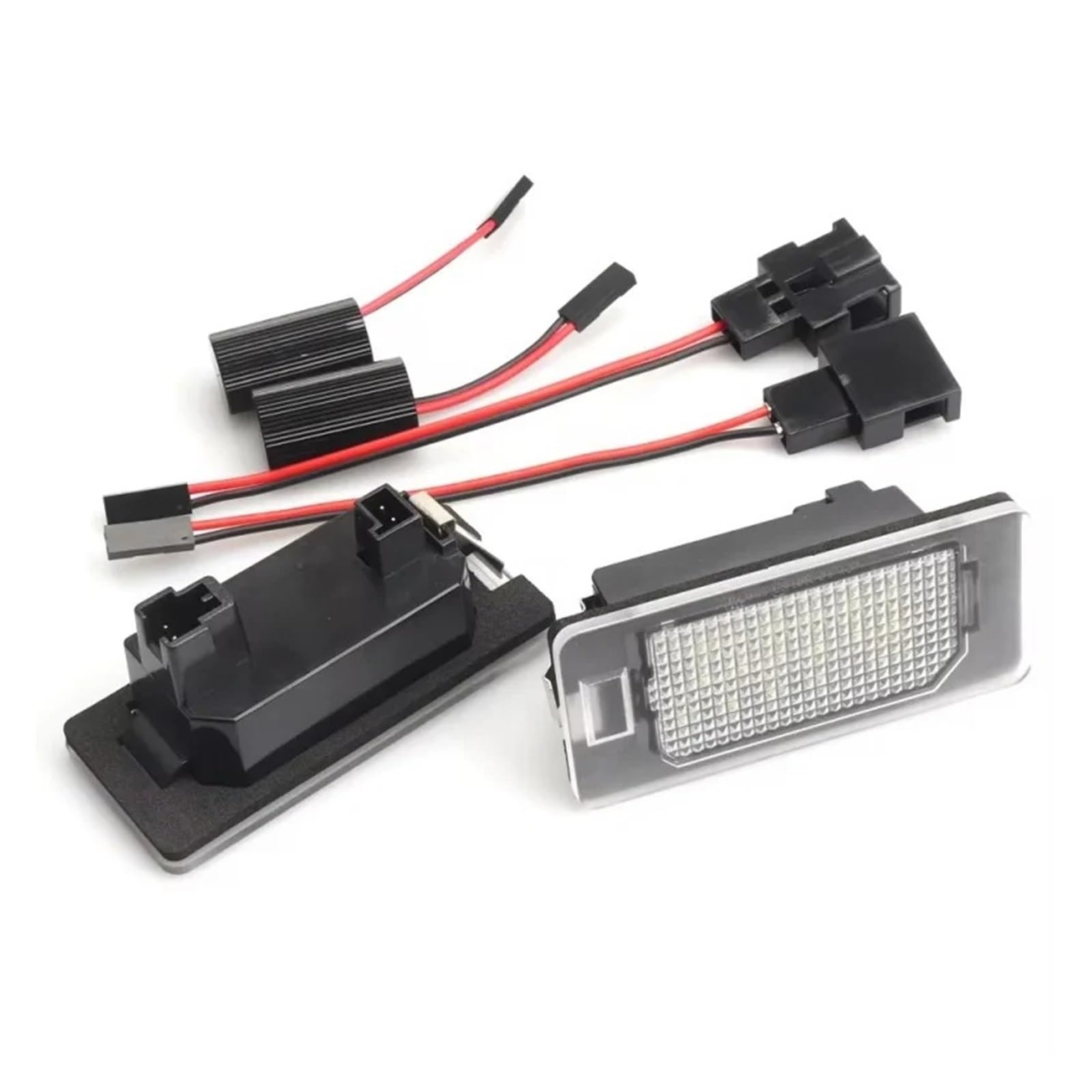 Luci Targa Per Skoda Per Rapid Per Yeti Per Octavia 3 Per Superb B6 Per Fabia 2 Pezzi 6000 K Bianco Auto Led Luci Targa Numero Lampade