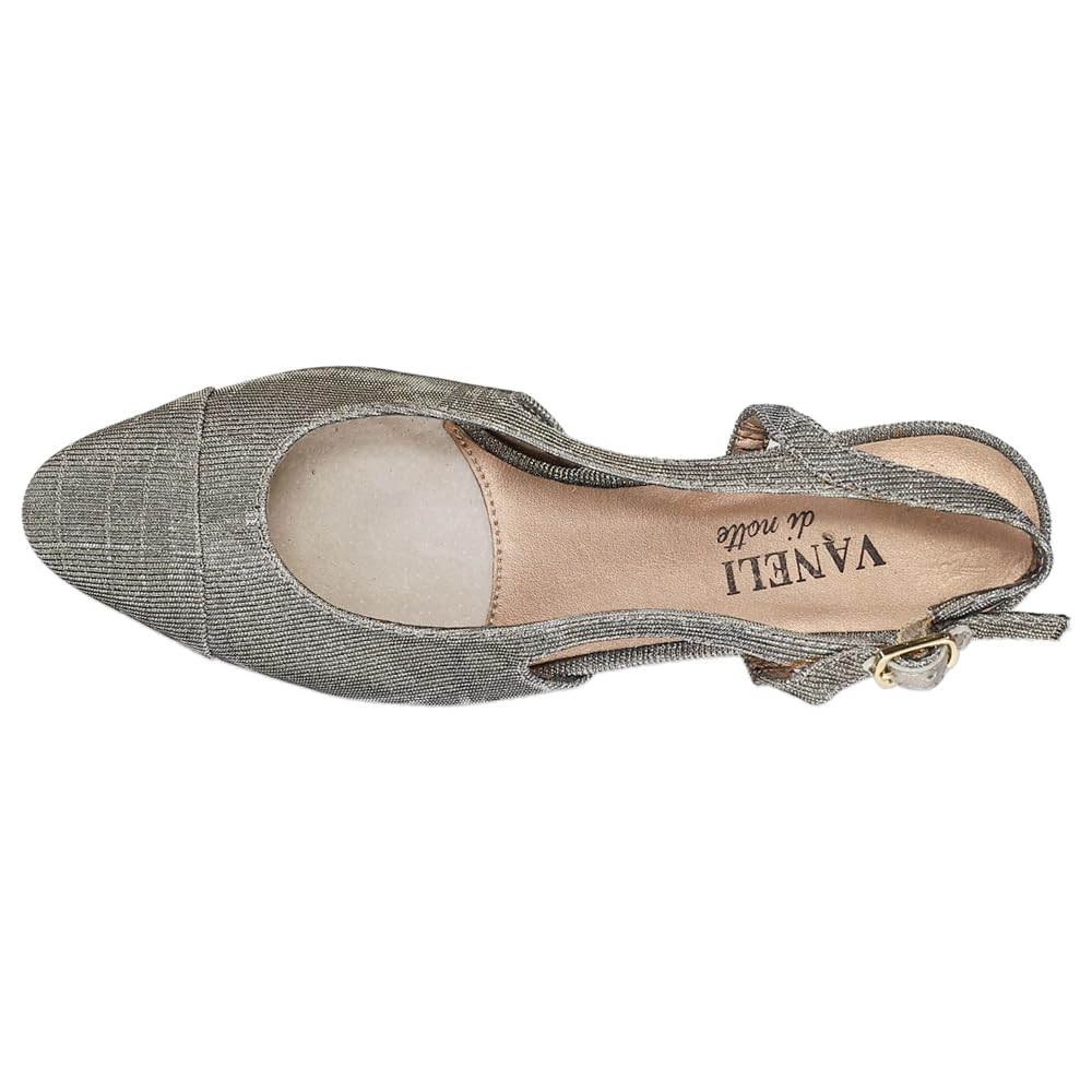 VANELi Womens Aliz Metallic Slingback Pumps Dress Casua B2B