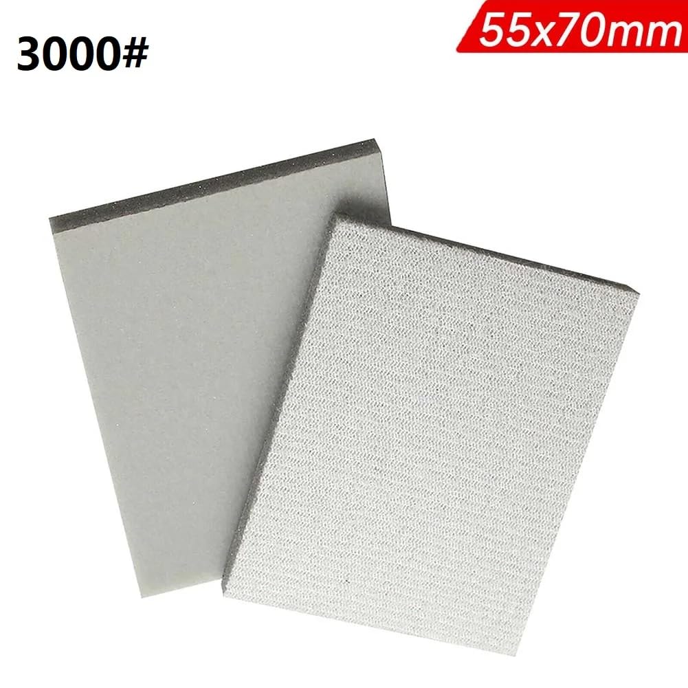 NEFLUM Sandpaper Sanding Block Sponge Grain Square Tool Wet Replace Replacement Sanding Foam Sanding Pad 1pcs,3000(