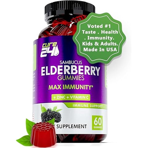 Cure24 Sambucus Natural Elderberry Gummies Cover