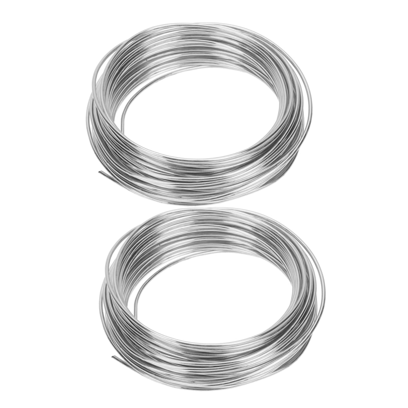 IWOWHERO 2 Pack Metal Wire for Sculpture: 1mm Diameter 10m Length Flexible for DIY Dolls Bonsai Models