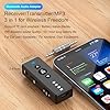 Isobel Bluetooth 5.4 Transmitter Receiver, 3 in 1 Portable Wireless Bluetooth Audio Adapter to Any 3.5mm AUX Jack for TV PC Car Airplanes Boats Home Stereo Gym with Micphone, TF Card Fast Playback MP3 #1