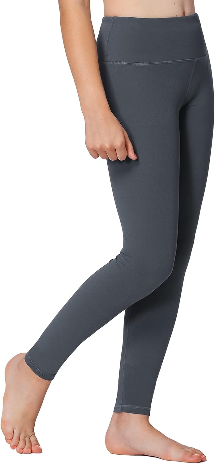 Stelle Girls Athletic Leggings Kids Dance Workout Running Yoga Pants with Hidden Pocket - Image 2