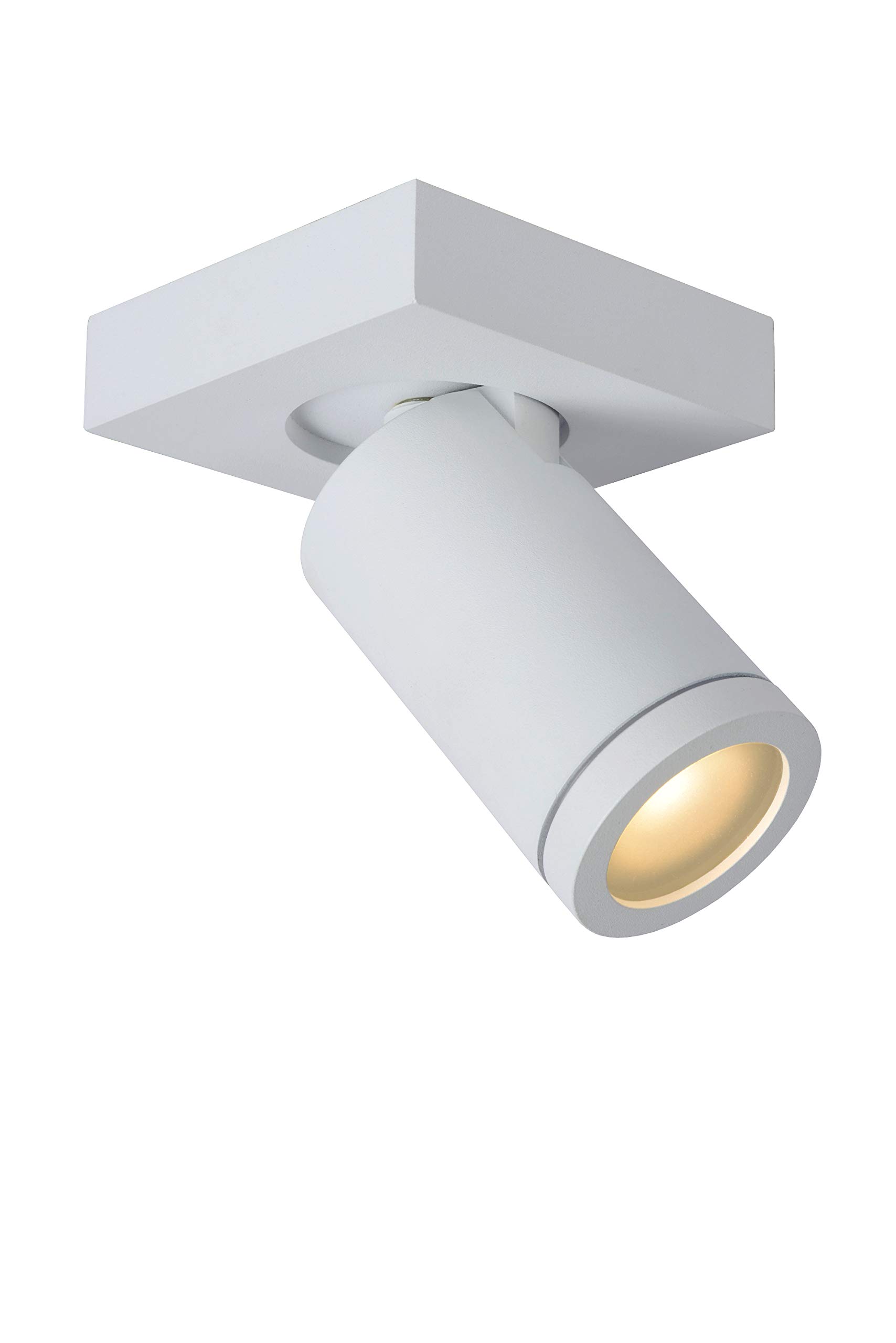 LUCIDE Taylor - Ceiling Spotlight Bathroom - LED Dim to Warm - GU10-1x5W 2200K/3000K - IP44 - White