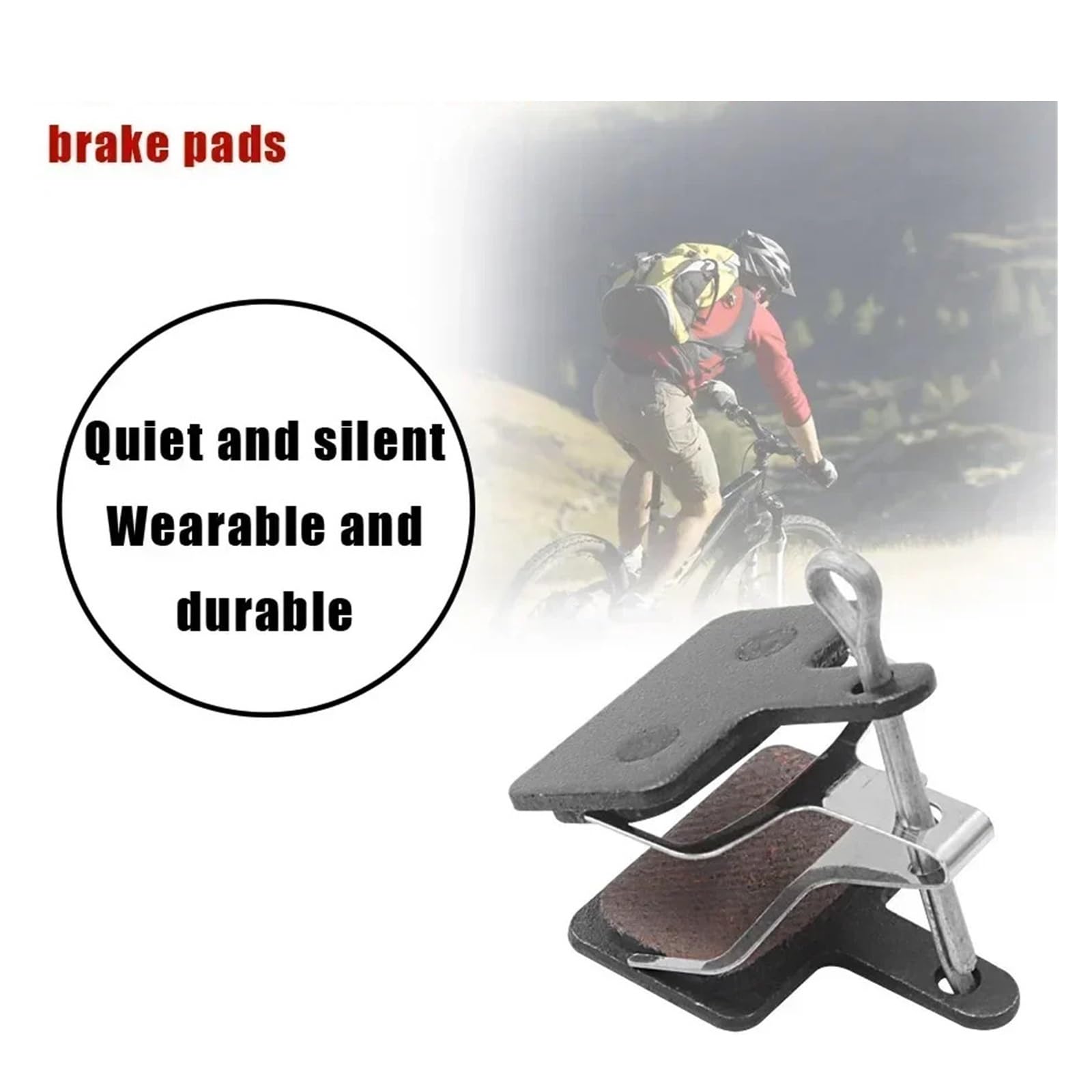Bremsbeläge kompatibel mit KUGOO KuKirin G2 Master G4 Smart Kirin G3 PRO E-Scooter Bremssattel-Scheibenbremsen Zubehör for Tretroller(10pair orange)