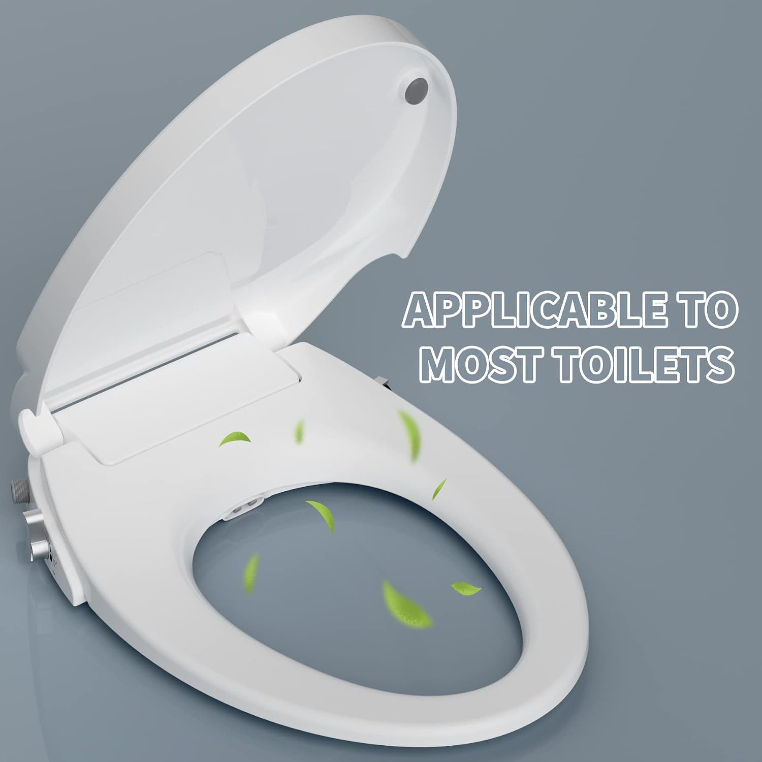 Best Deal Product Hibbent Bidet Toilet Seat,Bidet Toilet Attachment,Elongated Toilet Seat with Separated Self Clean Knob,Bidet Parts,Non-Electric Dual Nozzles,Bidet Sprayer,ON/OFF Metal T Adapter Included (SC206) Flash Deals - 70% OFF Hibbent Bidet Toilet Seat,Bidet Toilet Attachment,Elongated Toilet Seat with Separated Self Clean Knob,Bidet Parts,Non-Electric Dual Nozzles,Bidet Sprayer,ON/OFF Metal T Adapter Included (SC206)