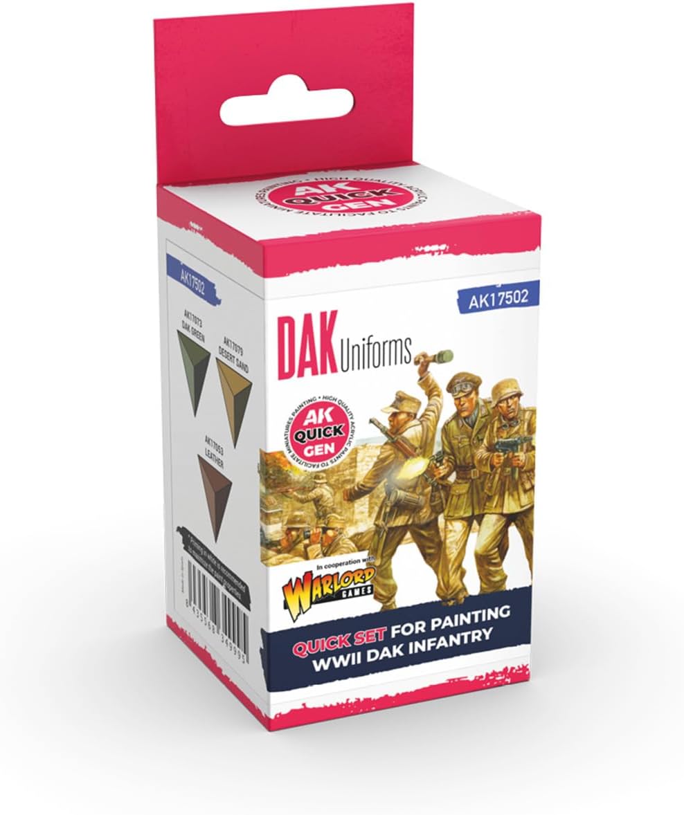 AK QUICK GEN SET AK17502 DAK UNIFORMS (3x18ml)