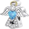 Doyafer 925 Sterling Silver Charms Iron Cool Man Golden Bear Cute Mouse Beads For Women Bracelets Necklace Gifts for Family and Friends 3 Piece/Package