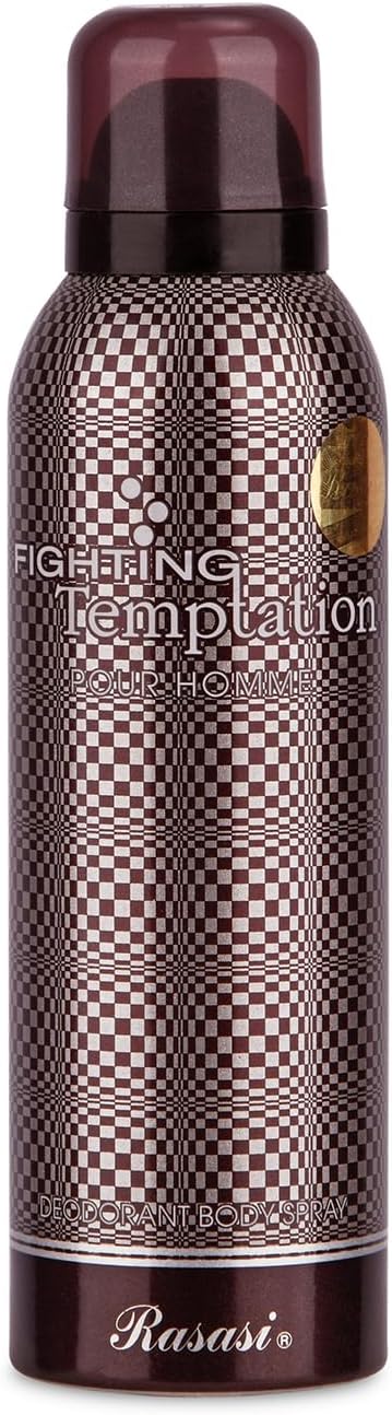 Fighting Temptation Deodorant For Men - 200ml | Deodorant Body Spray | Skin Friendly Deo | Body Spray For Men | Long Lasting Body Spray | Odour Protection