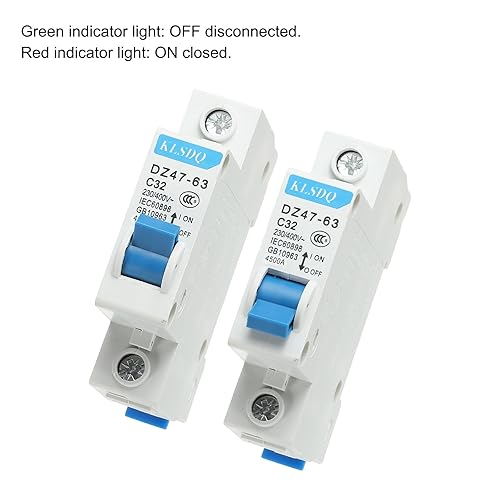 Vista 31 de MECCANIXITY AC 63A 230/400V 1 instalación miniatura DZ47-63 C63 del carril del estruendo de la baja tensión del disyuntor de poste