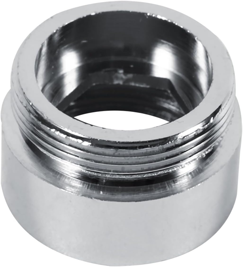 G1/2 Kitchen Aluminium Alloy Water Purifier Faucet Aerator Adapter, 4 Size Reducing Adapter for Faucet to Hose Connection Easy Install Plumbing Accessory (15mmto22mm)