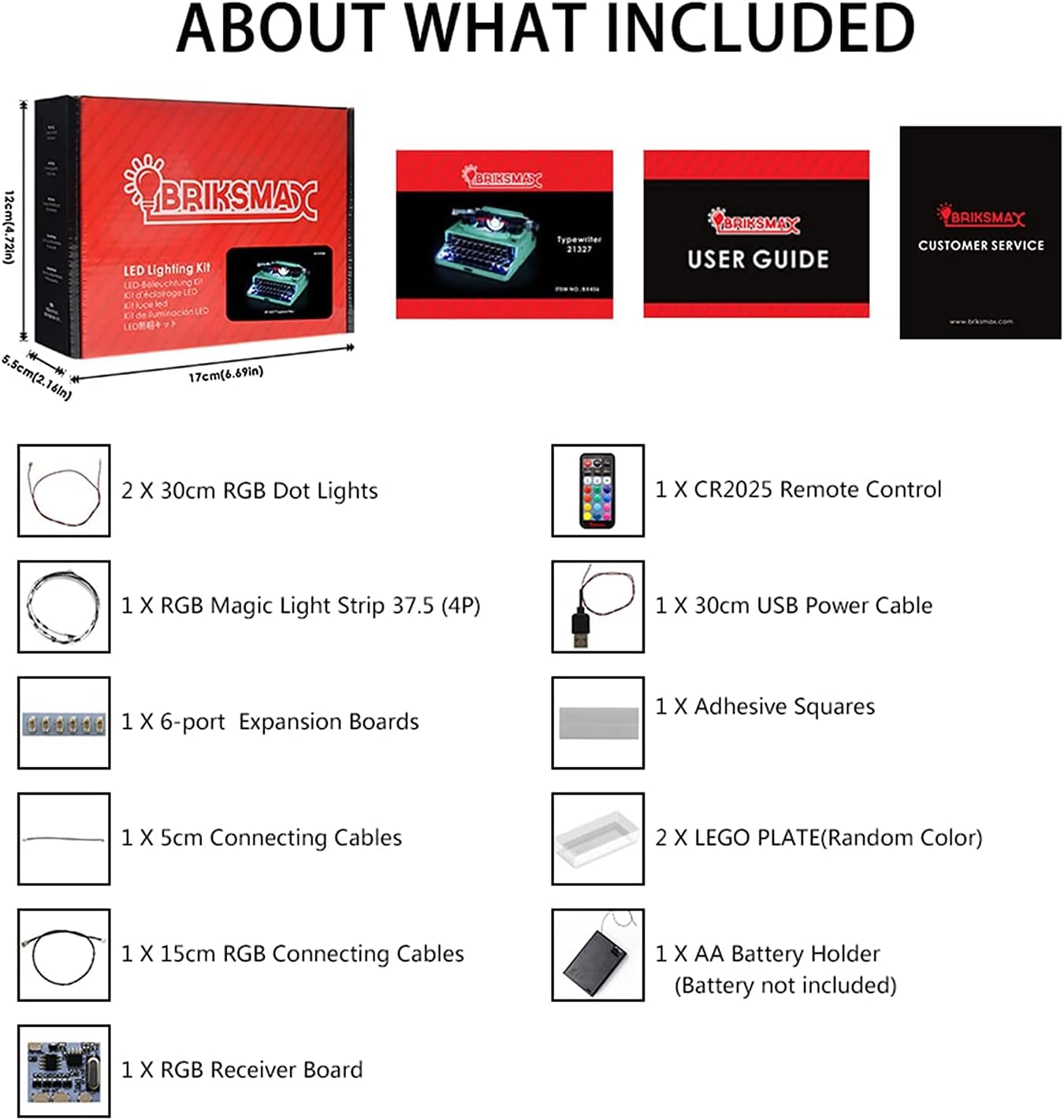 Buy BRIKSMAX Led Lighting Kit for Typewriter Compatible with Lego