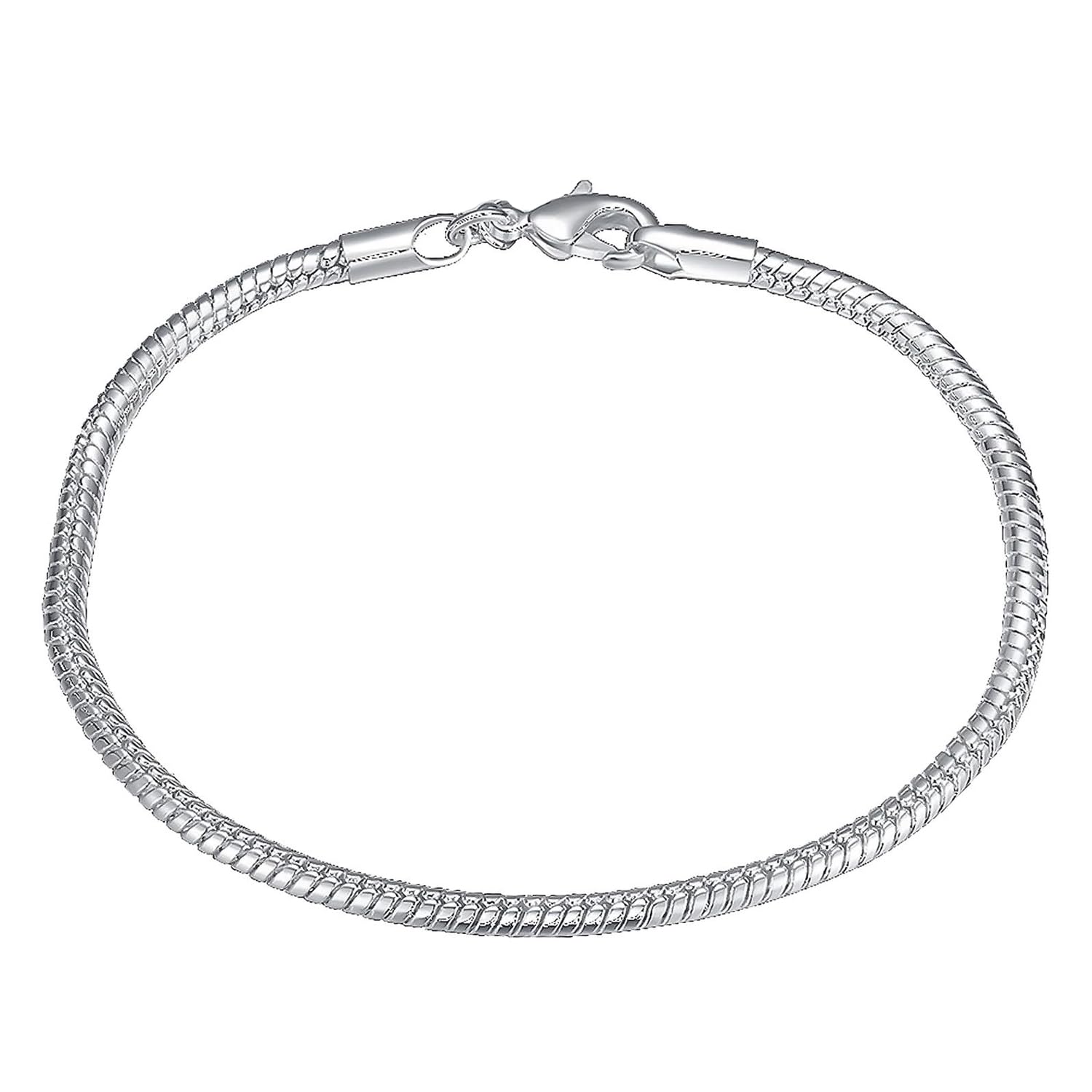 peora Silver Plated Openable Fancy Bracelet Fashion Jewellery Gift for Boys & Men-picture-27