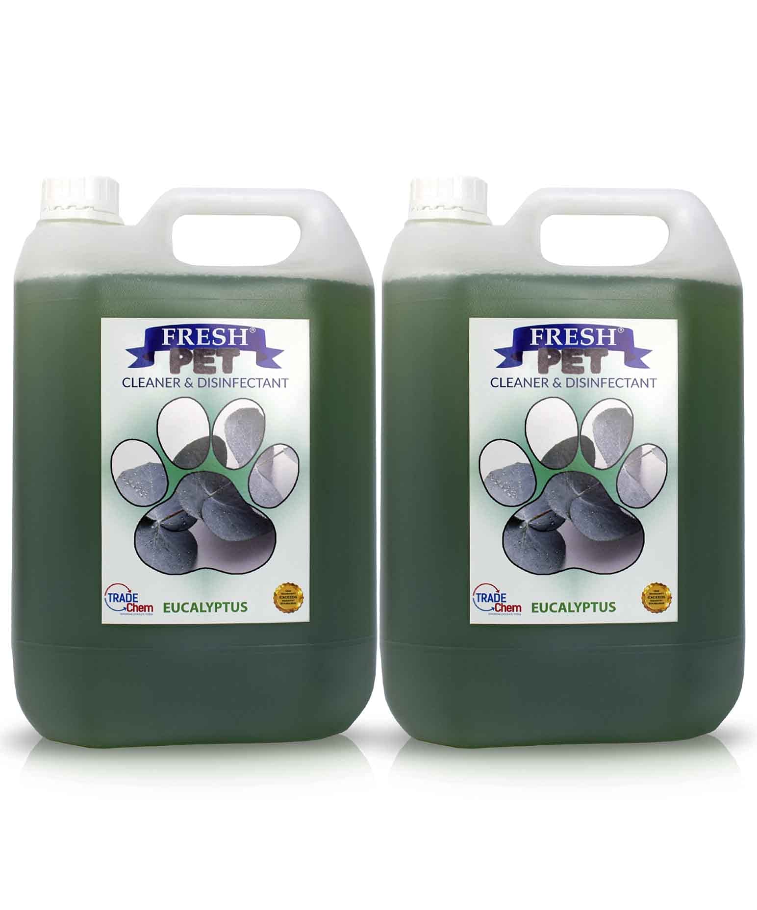 FRESH PET URINE SMELL ODOUR REMOVER 2 x 5L - TRADE Chem (EUCALYPTUS)