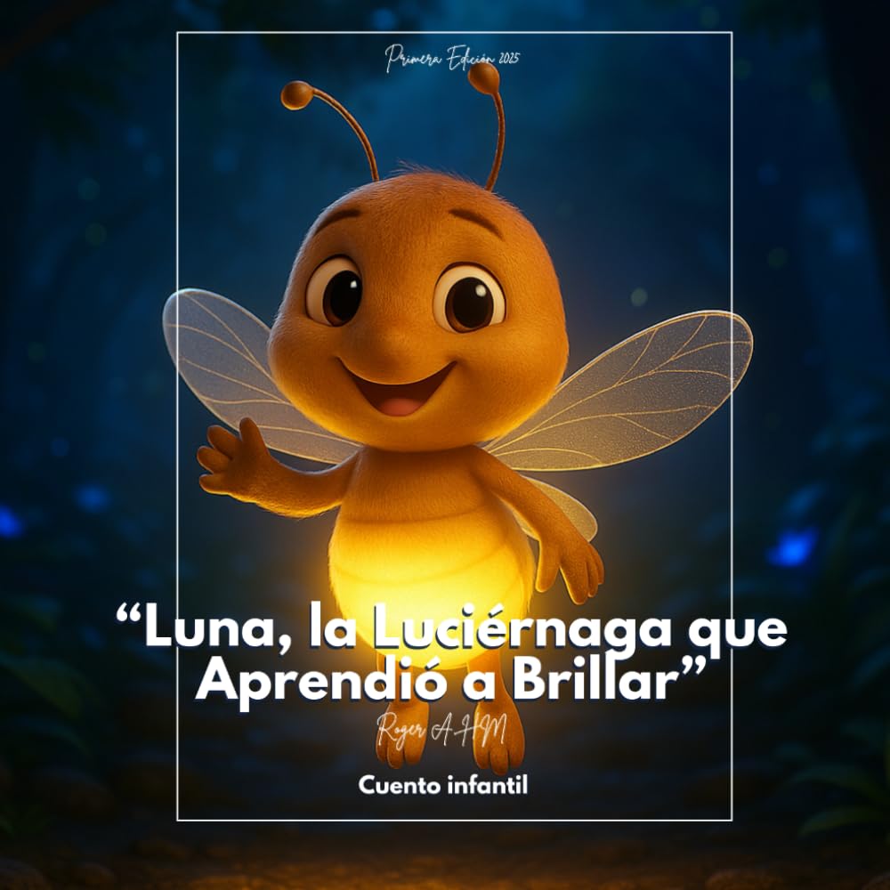 Luna, la Luciérnaga que Aprendió a Brillar: un cuento de luz, amor propio y amistad para niños