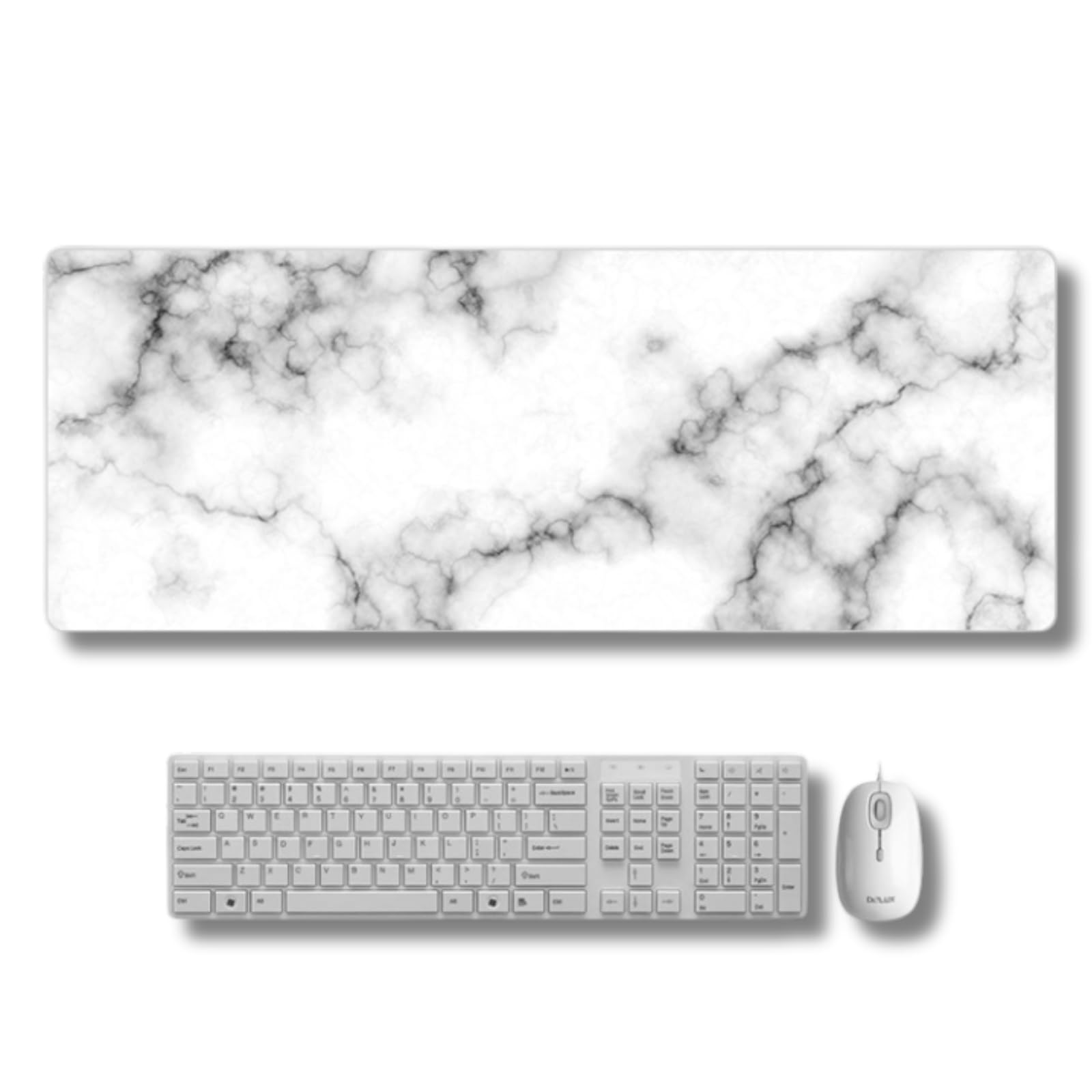Amazon.co.jp：All Trust マウスパッド 大型 デスクマット 白 大型
