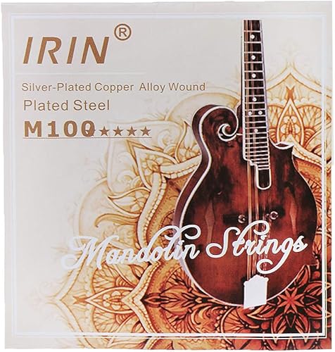 Miniatura 9 de 8 unidsset mandolina cuerda alambre inoxidable mandolina cuerdas instrumentos musicales accesorios 0.25 0.36 0.61 0.034 in para regalos