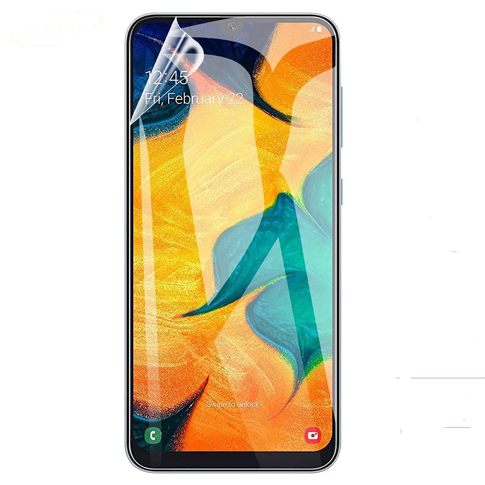 Phone Screen Protectors - hydro film soft full cover for samsung galaxy A20E A90 A10 A20 A30 A40 A50 A50S A60 A70 A80 creen protector smartphone (for 2 pcs Transparent)