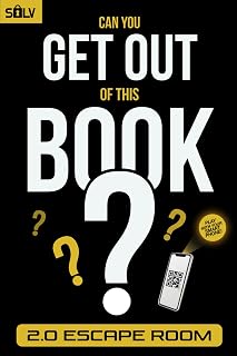Can you get out of this book?: Escape Room book for adults with interactive riddles and brain puzzles to solve alone or with others.