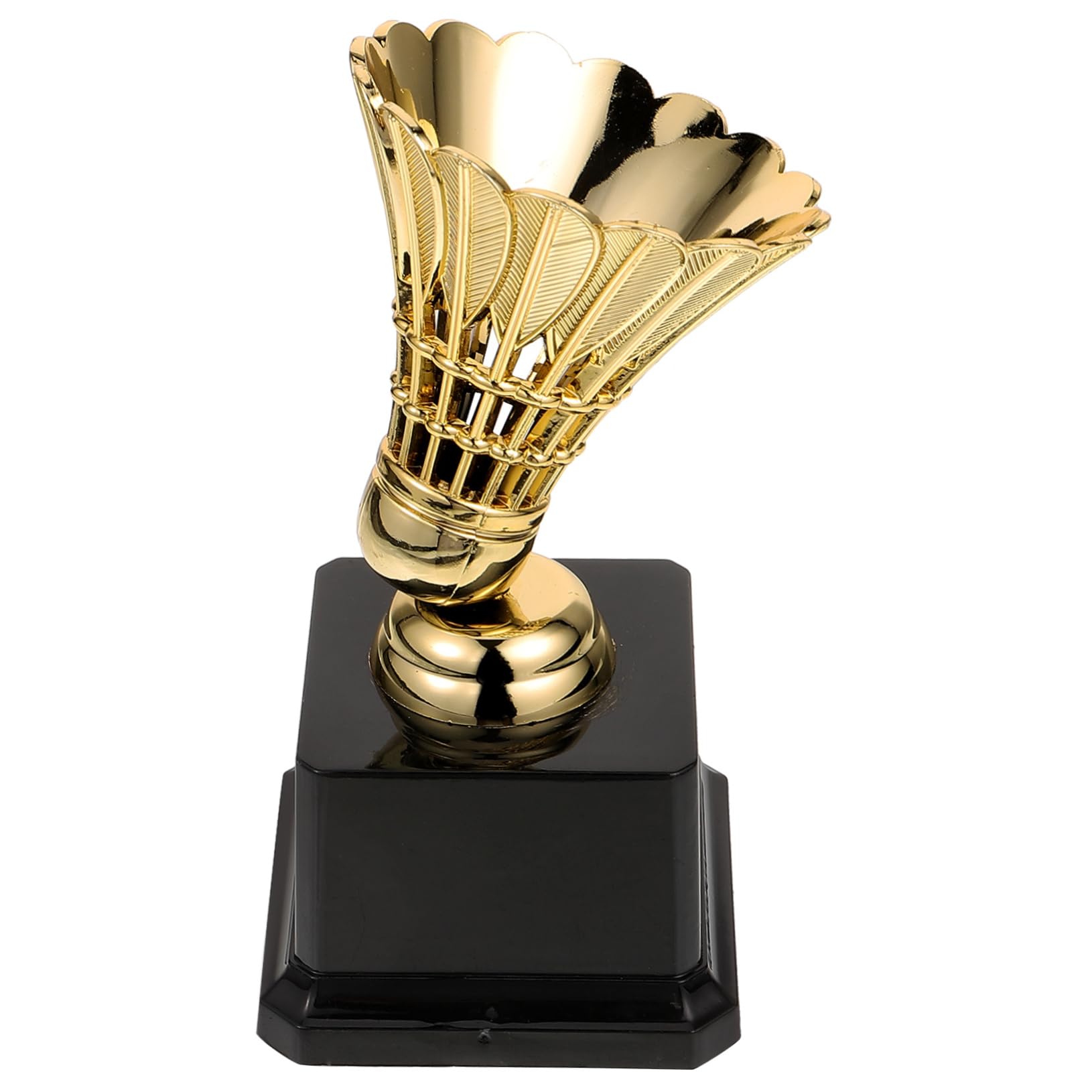 Milisten Badminton Match Trophy Kindergarten Trophy Decor Badminton Trophy Kindergarten Trophy Model Competition Trophy for Sports Trophy Model for Sports Award Medal Plastic Golden