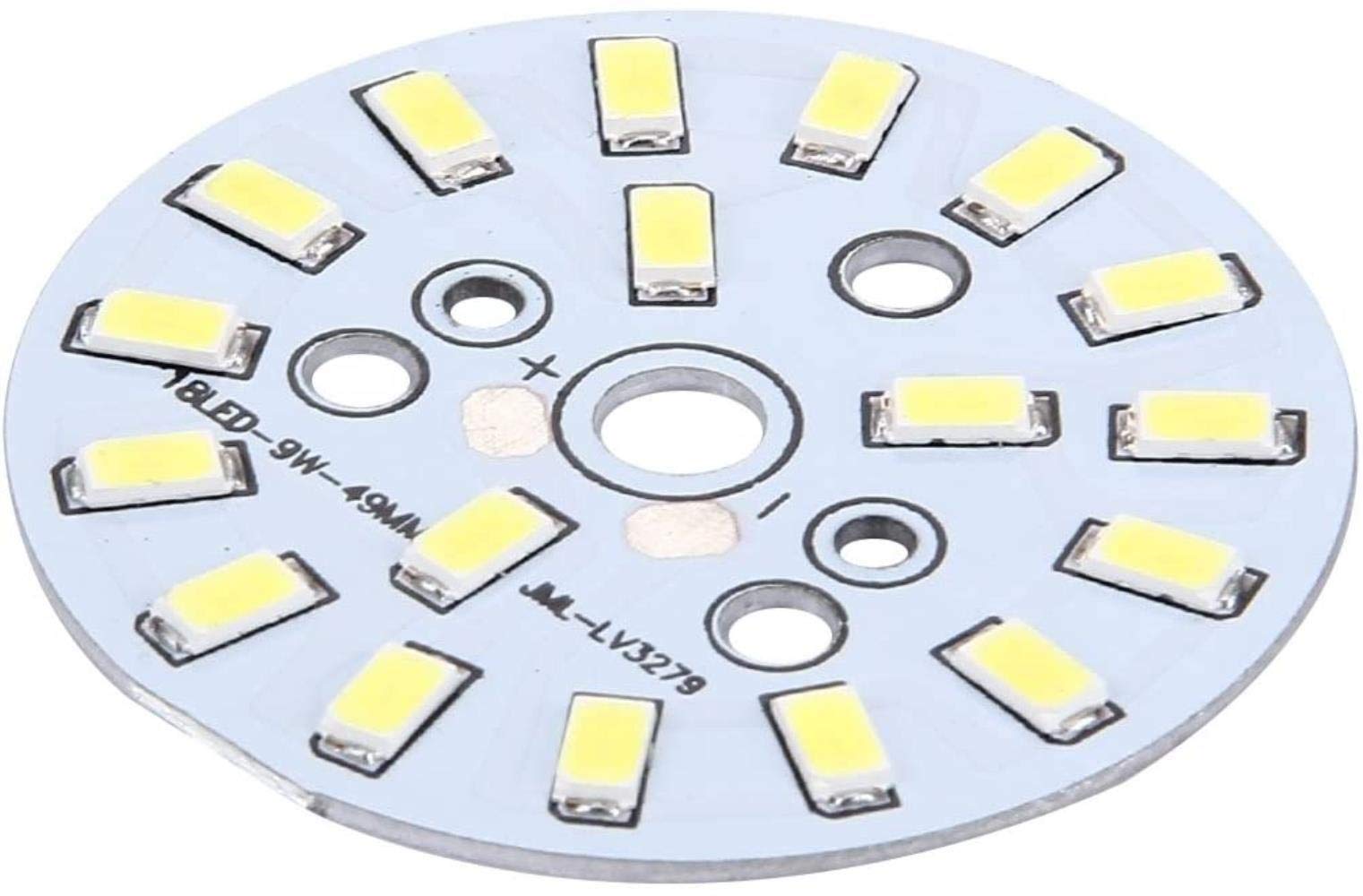 Lampe SMD perles rondes LED Warm yellow en lot de 5 pièces - 5
