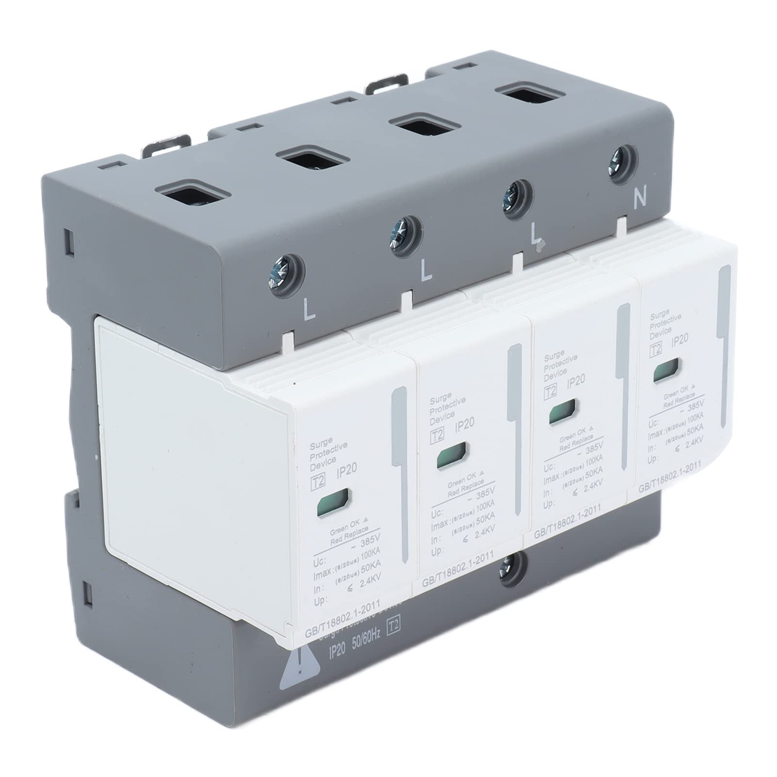 Protezione Contro le Sovratensioni Scaricatore 220V 380V Protezione Contro le Sovratensioni per la Casa Dispositivo di Protezione Contro i Tuoni per Scatola di Distribuzione