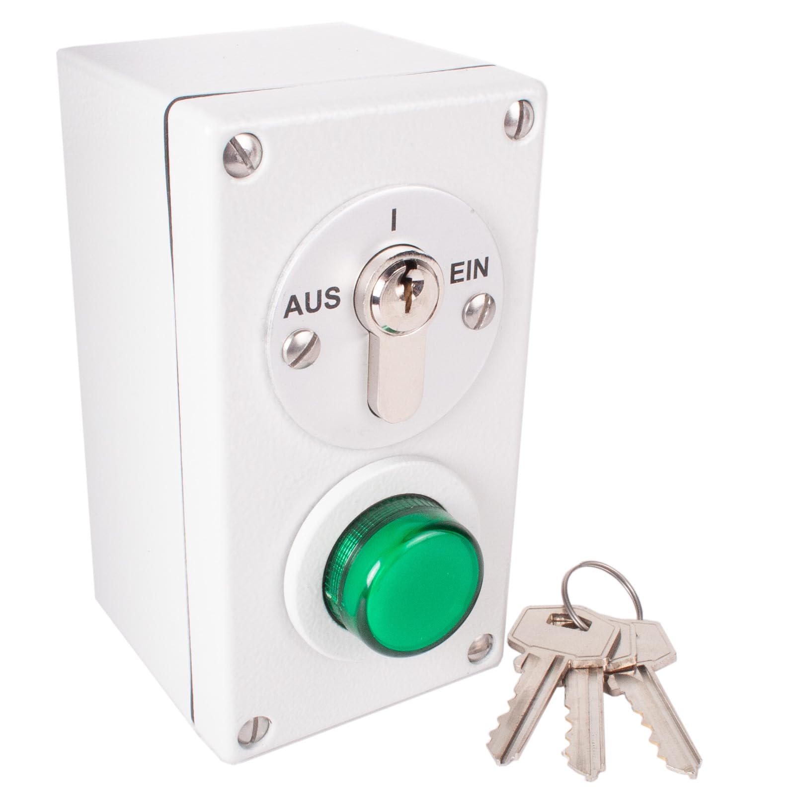 APB2-1RL - Interruptor de llave con detector de luz verde