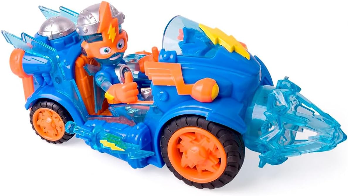 SUPERTHINGS KAZOOM Power - Combat Vehicle Kid Kazoom TV Series Kazoom Combat Vehicle - Contains 1 Combat Vehicle, 1 Exclusive Kid Kazoom, 1 Weapon and 1 Accessory
