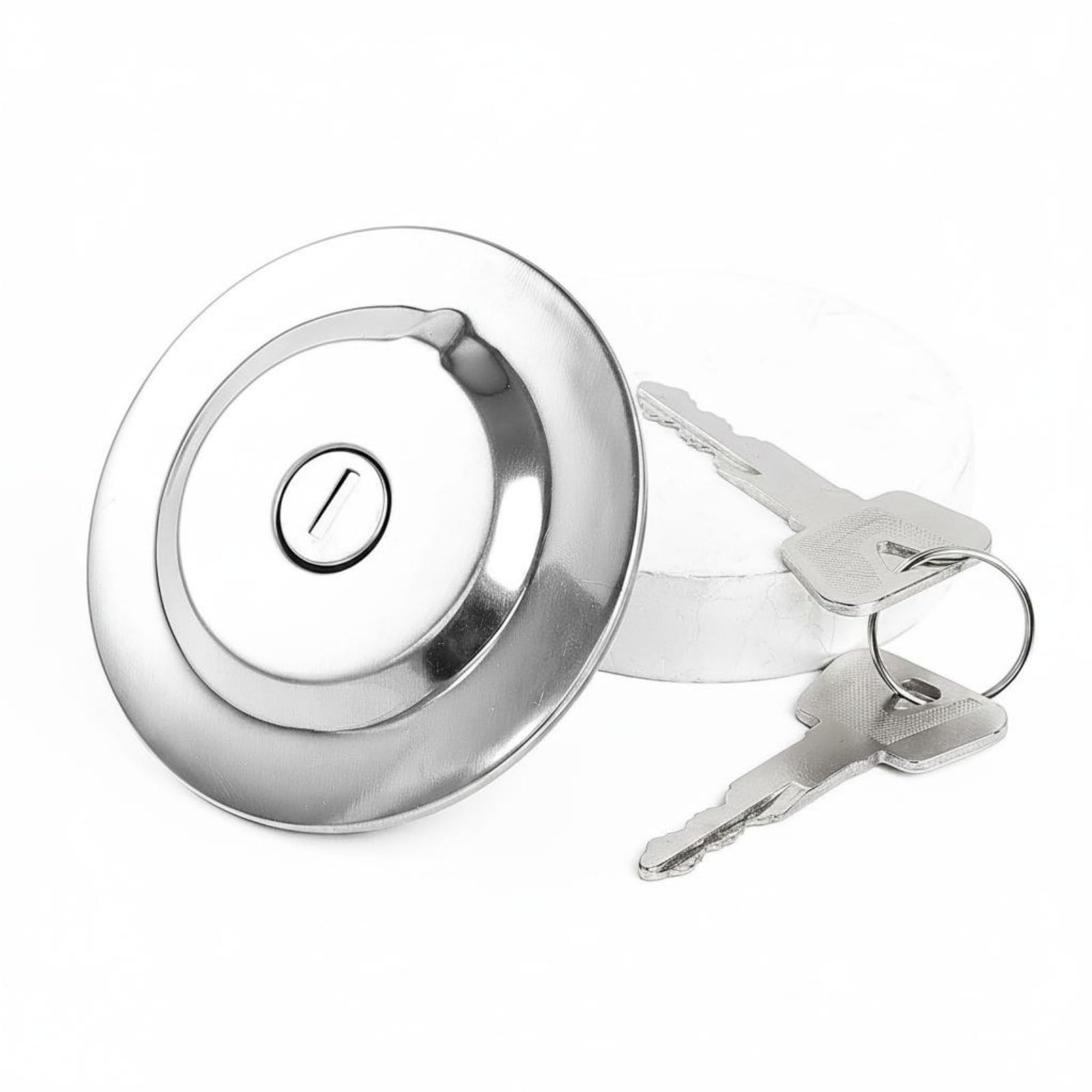Sturdy Metal Construction Motorcycle Gas Cap with Keys Tight Seal Locking Fuel Reservoir Cap, Tianjian 125 Cap-image-21