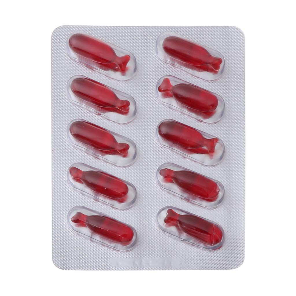 Suchuanguang As Pic Shows 10Pcs Halloween Fake Blood Plasma Pills For Horror Funny Joke Pr
