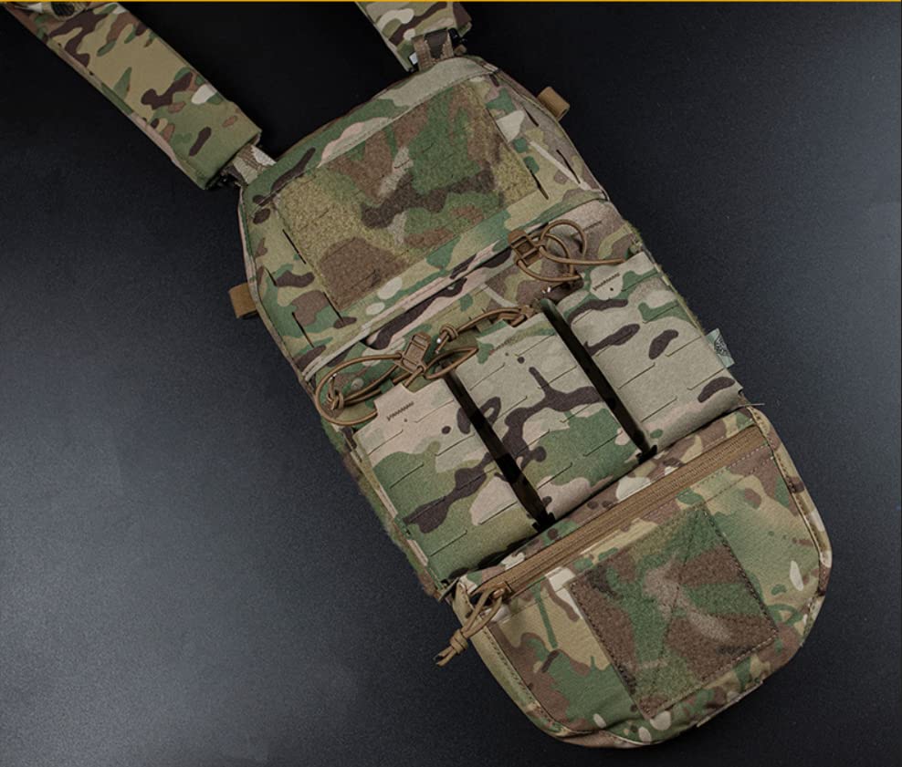 Borsa Tattica A Goccia In Nylon Con Pannello A Gancio E Anello Per Giubbotti E Pettorali - 2