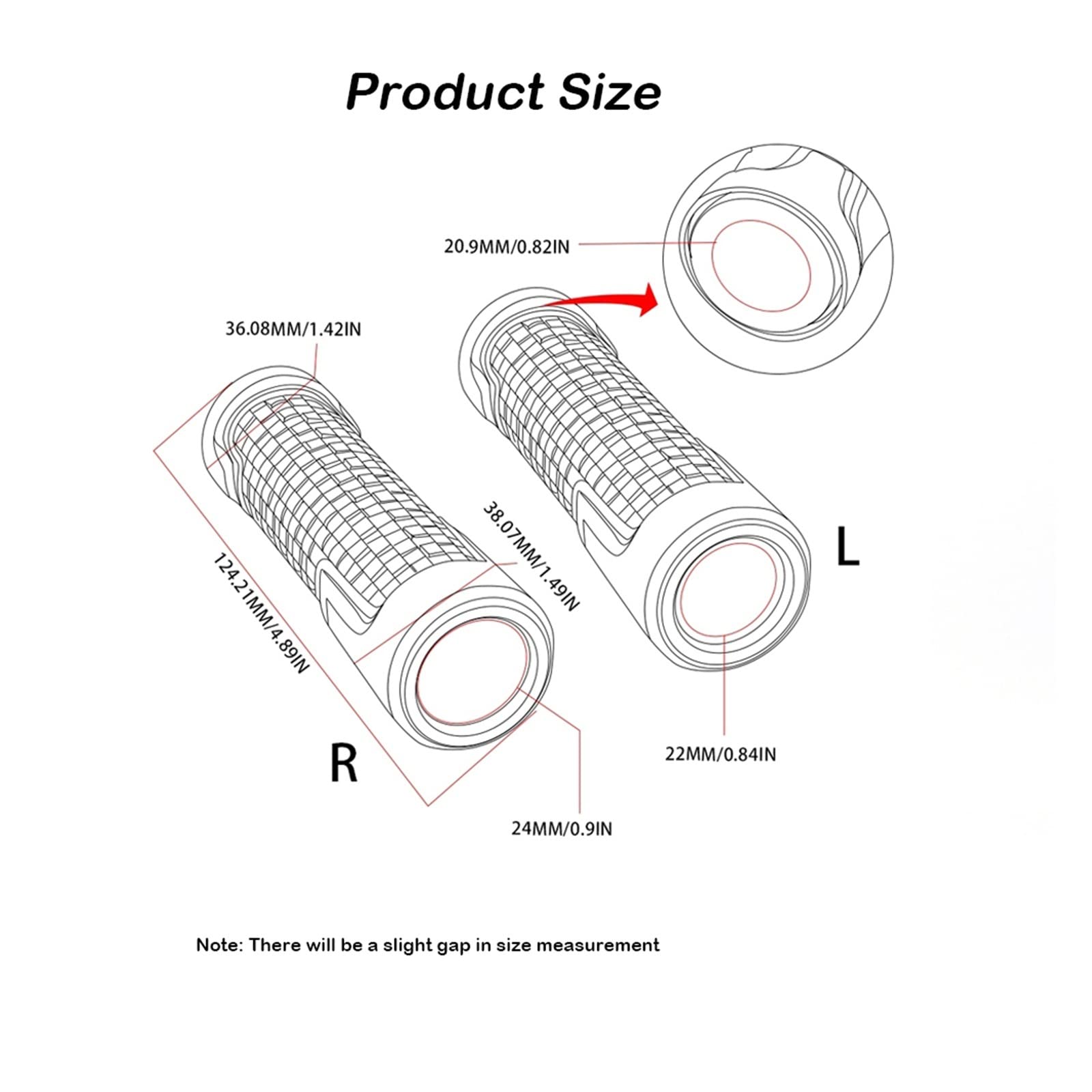 Produktbild von Für Forza 125 250 300 350 750 2021 2022 2023 7/8'' 22MM Motorrad