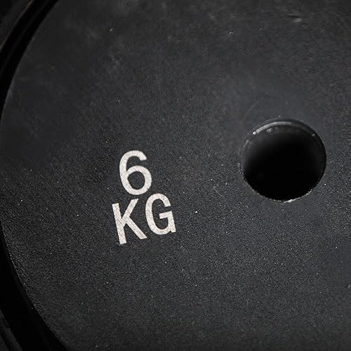 Miniatura 7 de Titan Fitness Pesa rusa ajustable de competición, 26.5-70.5 lbs, mango ergonómico de agarre suave, base plana para ejercicios de piso, pesas rusas