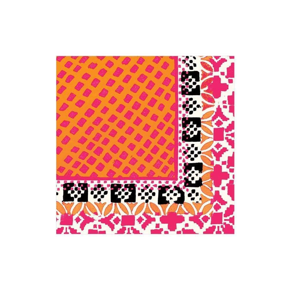 Caspari Frida Papierservietten Schwarz-Weiß – 20 Stück, Dreilagig & Umweltfreundlich