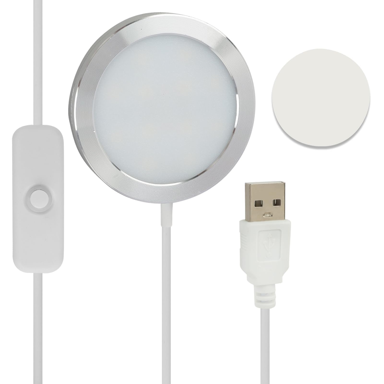 3 Colors Ultra-Slim USB Powered Aluminum Alloy Housing LED Lamp Kit 001 V2.0 for 3D Printed DIY Accessory Printing Fan Parts Night Light-image-48