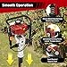 52CC T Post Driver Piledriver 2 Stroke Gas Powered T-Post Driver Heavy Duty Gasoline Push Pile Profession Kit Gasoline Piling Driver Portable Lightweight