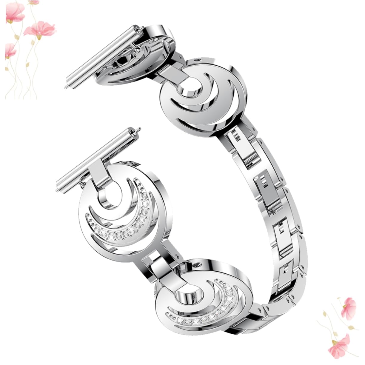 Gatuida 3 Piezas Pulsera De Reloj Banda De Reloj De Cristal Correa De Reloj 2 Banda De Reloj Bling Banda De Reloj De Reloj Banda De Reloj Inteligente Sol Estrella Estilo