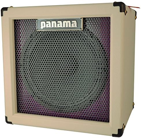 Panama Guitars Boca Series 1 x 12 inch Guitar Speaker Cabinet w/ AV3 (Purpleheart - Ivory) 65 Watts | 4 - 8 ohms