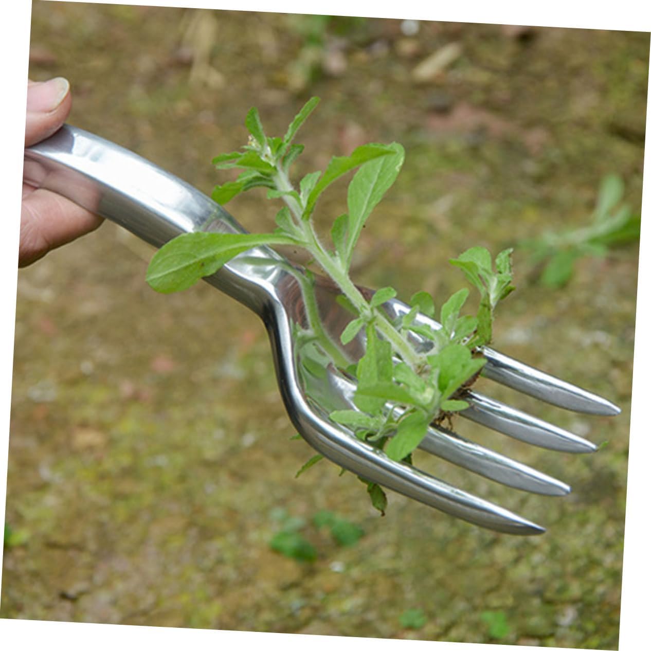 BESPORTBLE 5pcs Functional Hand Rake Tool Lightweight Aluminium Alloy Gardening Rake for Planting Soil Loosening Weeding Your Flowerbed Essential Gardening Tool for Garden