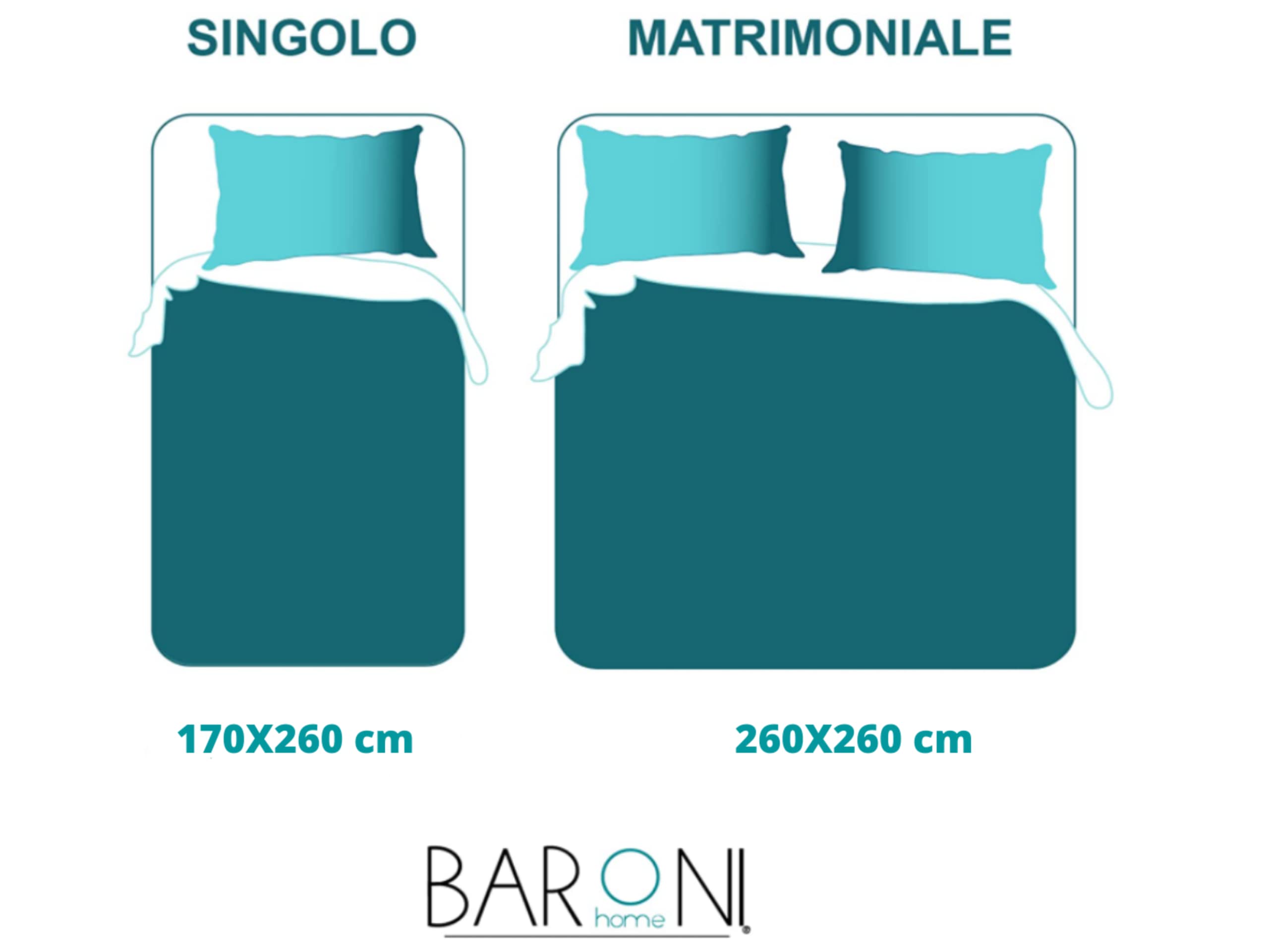 Baroni Home Trapuntino Copriletto Luxury Primaverile Estivo in Microfibra, Trapunta Estiva Matrimoniale 260x260 cm - Fiori Tortora