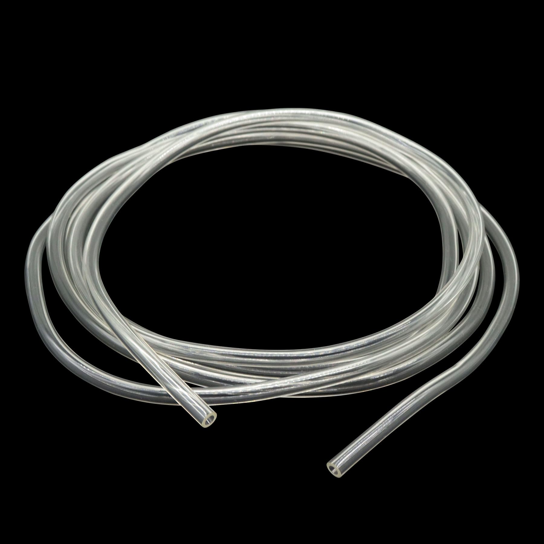 iMeistek Plastic Flexible Tube Pipe,4mm ID x 6mm OD 1.5M Length Food Grade PVC Clear Vinyl Tube Hose for Transfer Water and air