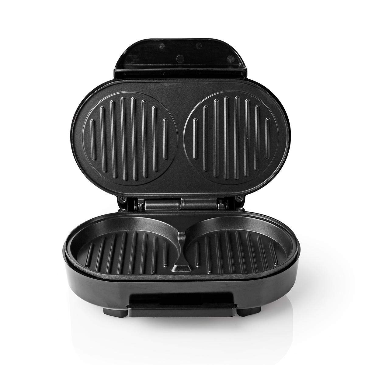 Hamburger Macher - 1000 W - 23.5 x 10.5 cm - Automatischer Temperaturkontrolle - Kunststoff/Metall
