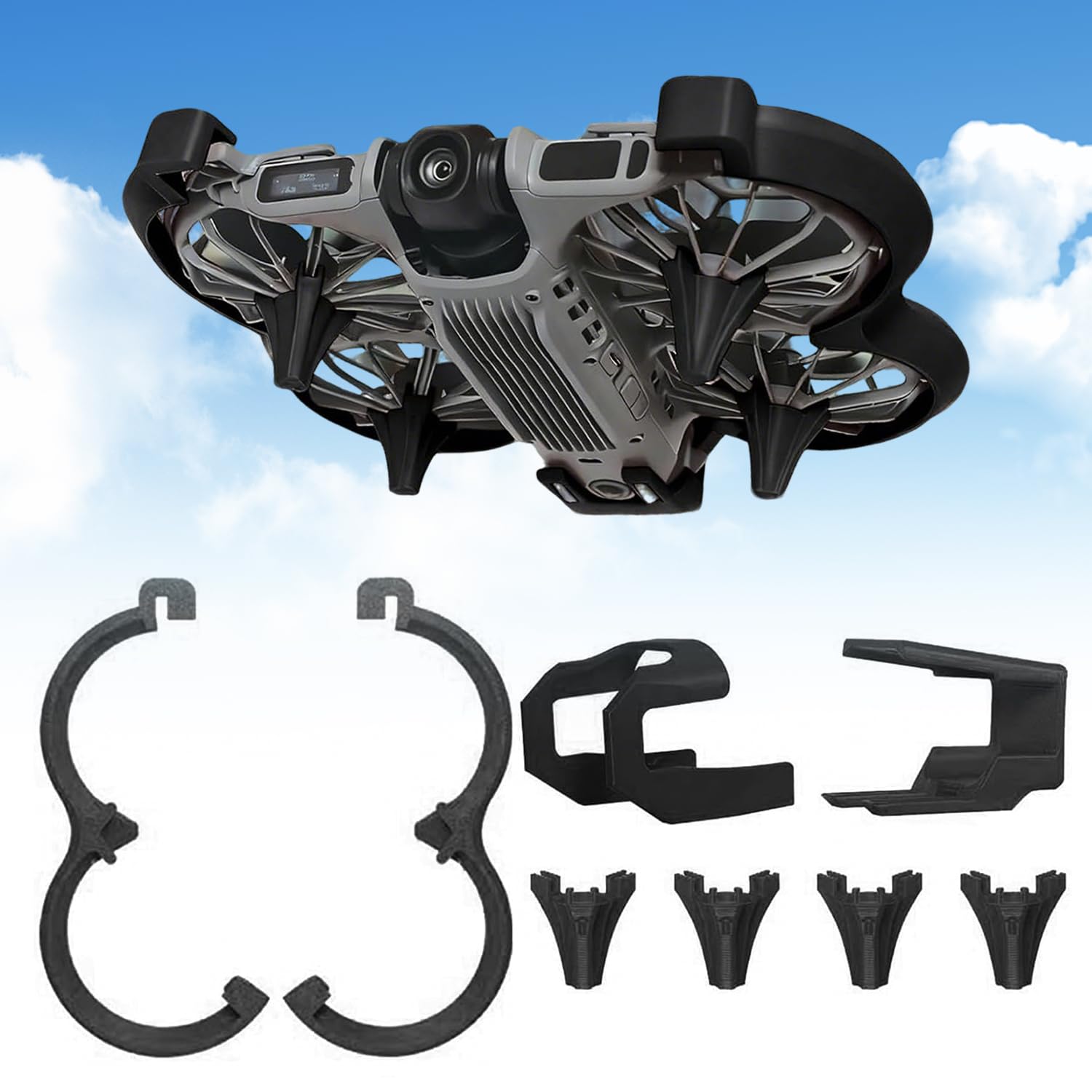 Protección Accesorios para Drones para dji Neo 2, Protector de hélices para Drones para dji Ne0 2, Tren de Aterrizaje para Drones para dji Ne0 2, Accesorio anticolisión para Drones para dji Neo 2