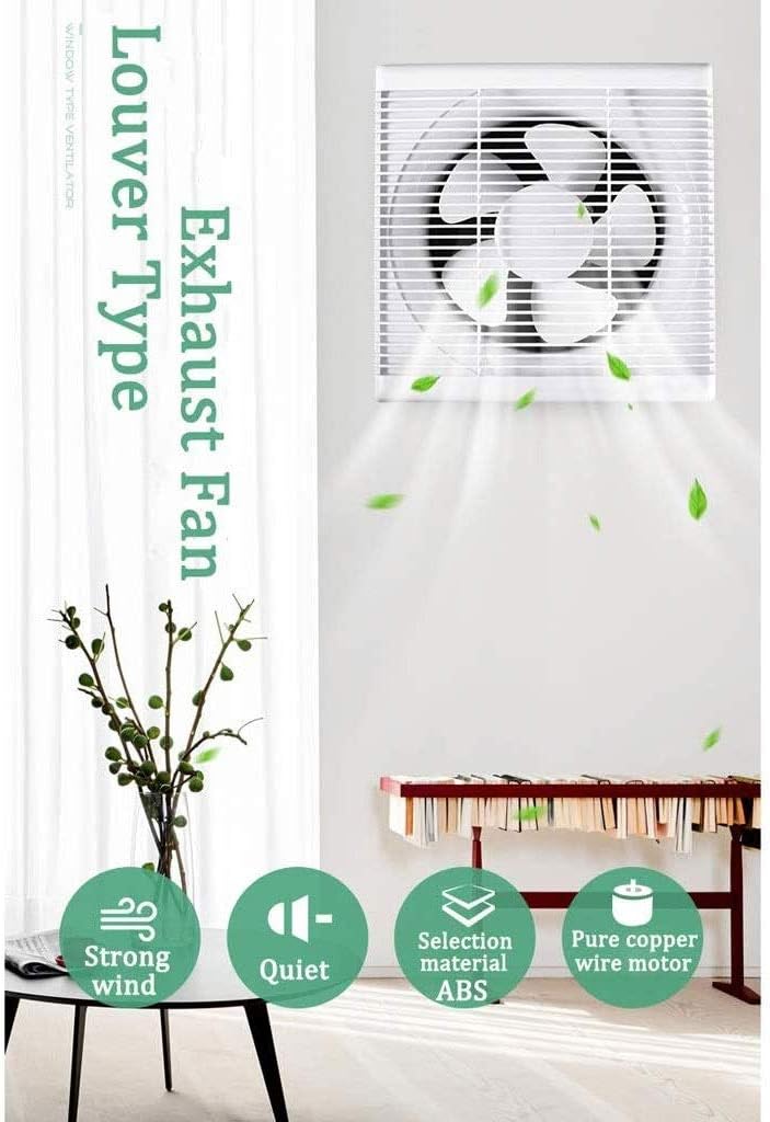 Powerful Bathroom Extractor Exhaust Fan Ventilating Strong For Kitchen Toilet Window Ventilation Fans Duct Wall