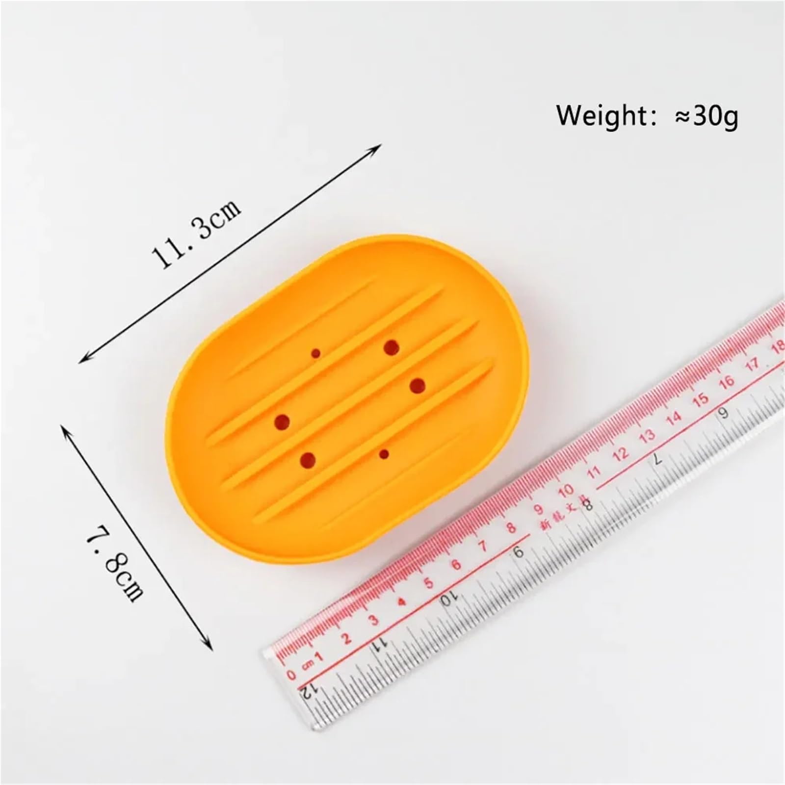 Jabonera Antideslizante, Paquete de 3 jaboneras Silicona for baño, Viajes, Senderismo, Multicolor(Yellow)