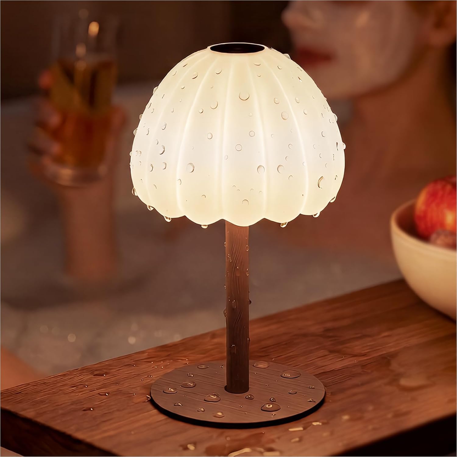 Hifree IP65 Waterproof Rechargeable Shower Lamp, RGB Fixed Color Mood Lamp