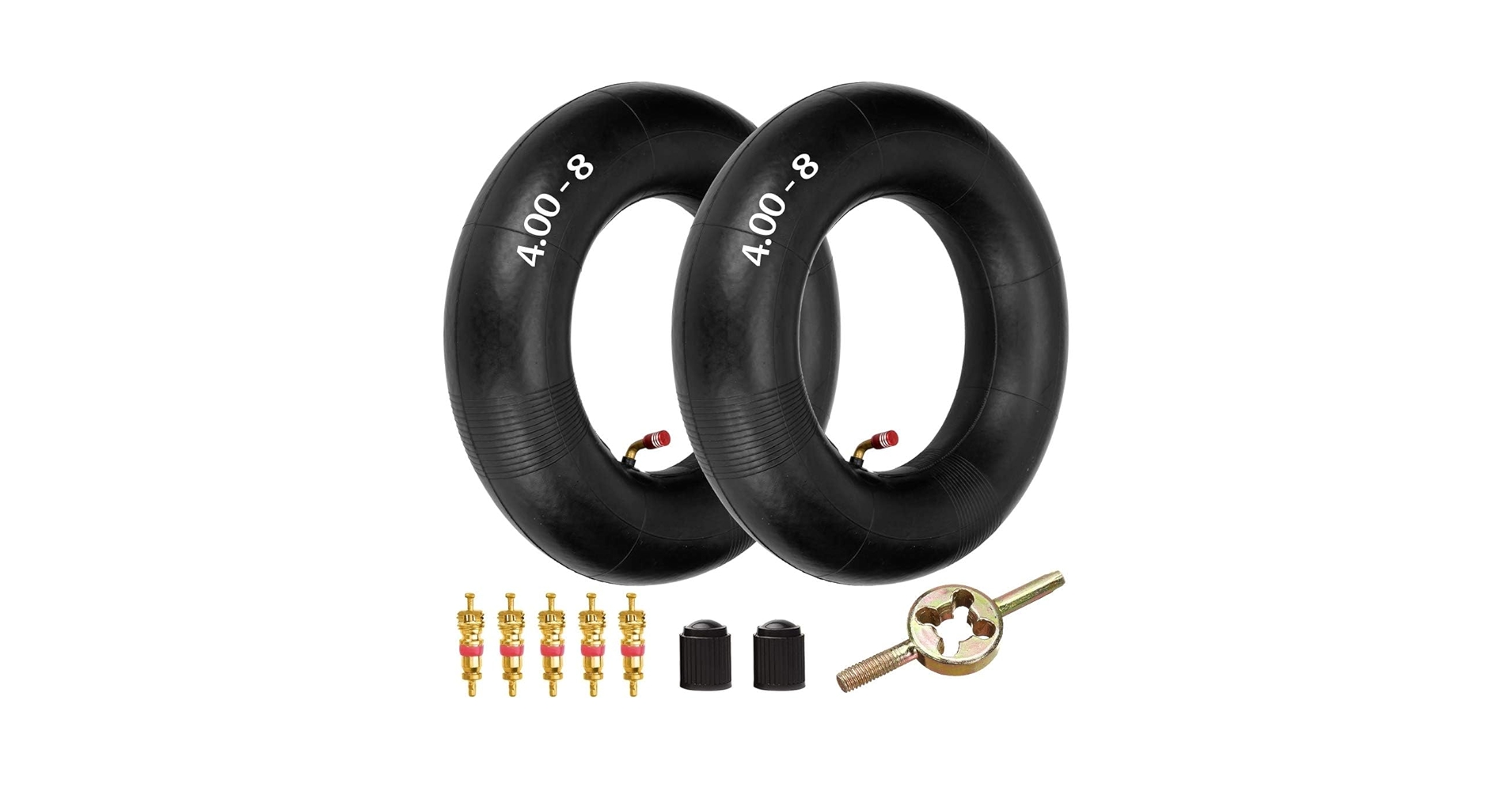 Deli Tire Lawn And Garden Inner Tube, TR13 Straight Valve Stem, For Wheelbarrows, Tractors, Mowers, Carts (3.00/3.50-8