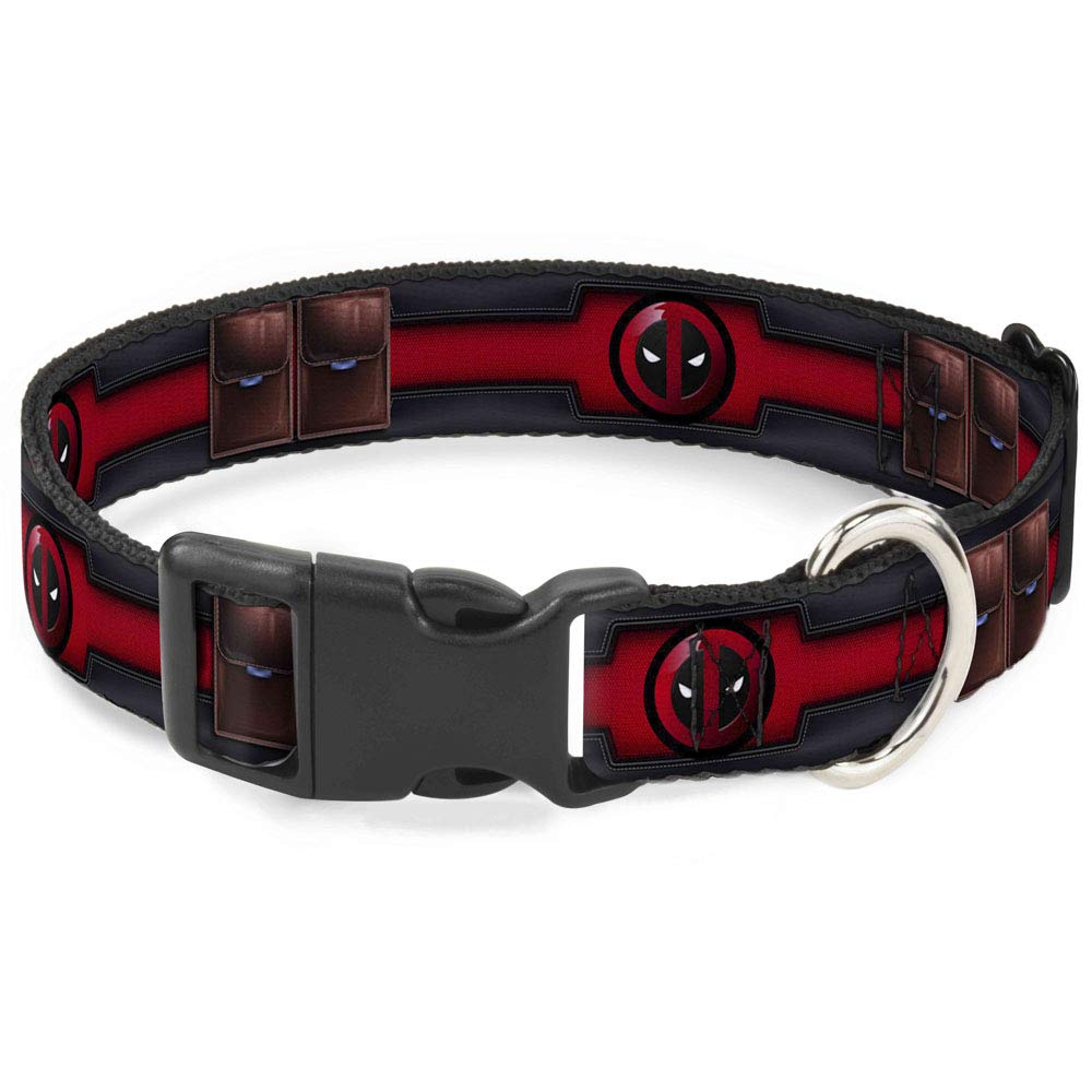 Collier à clip Deadpool Buckle-Down pour sublimer les balades de votre chien