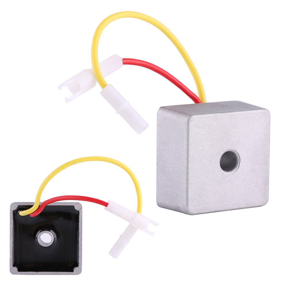 Qiilu - Regulador de tensión rectificadora Impermeable automática para Briggs 0026 Stratton 691188 491546 793360 794360