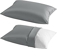 Vista 42 de NTBAY Paquete de 2 almohadas para niños pequeños con fundas de almohada, alternativa al plumón de algodón suave de 13 x 18 pulgadas, almohada